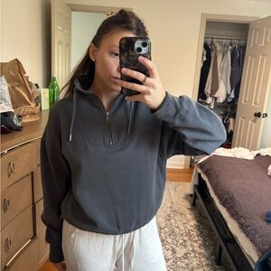 DSG Charcoal Half-Zip Sweatshirt